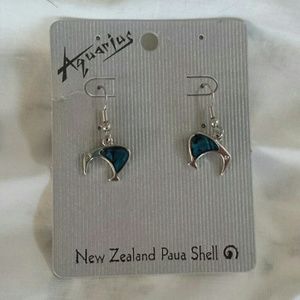 New Zealand Paua Shell Earings